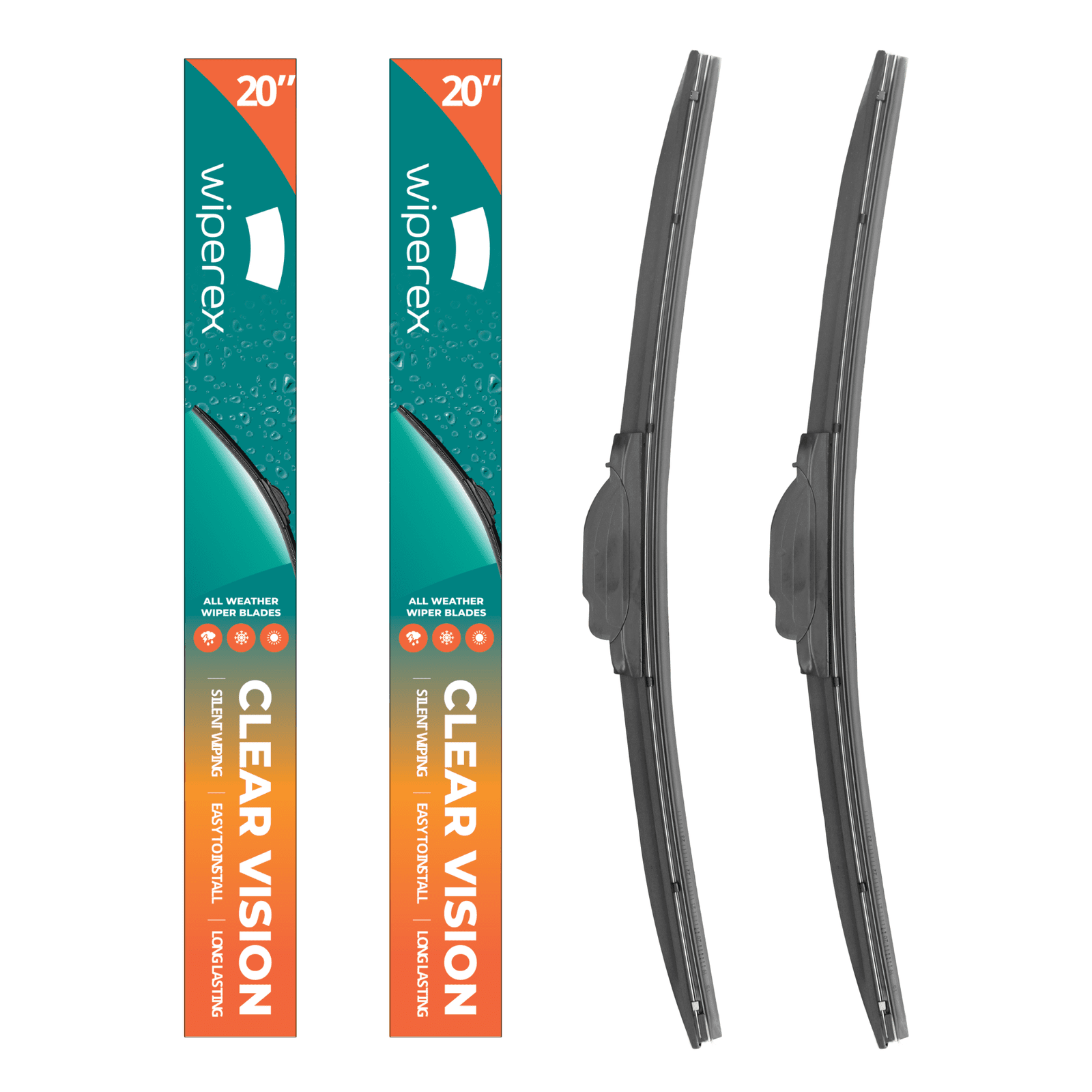 Wiper Blades for Skoda Fabia | 2008 2009 2010 2011 2012 2013 2014 | 20" + 20"