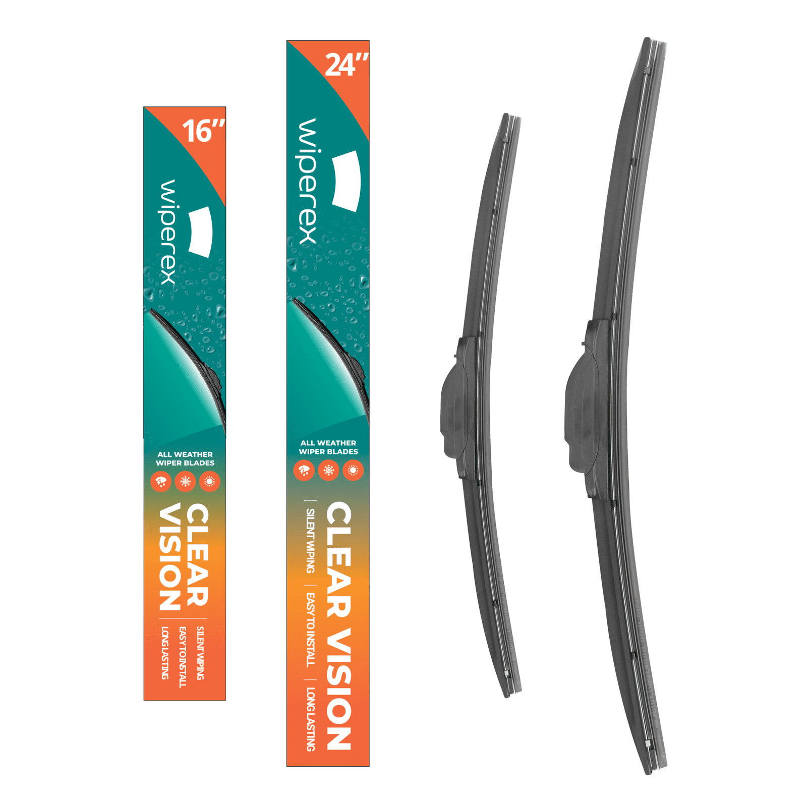 Wiper Blades for ACURA TLX-L | 2017 2018 2019 | 24" + 16"