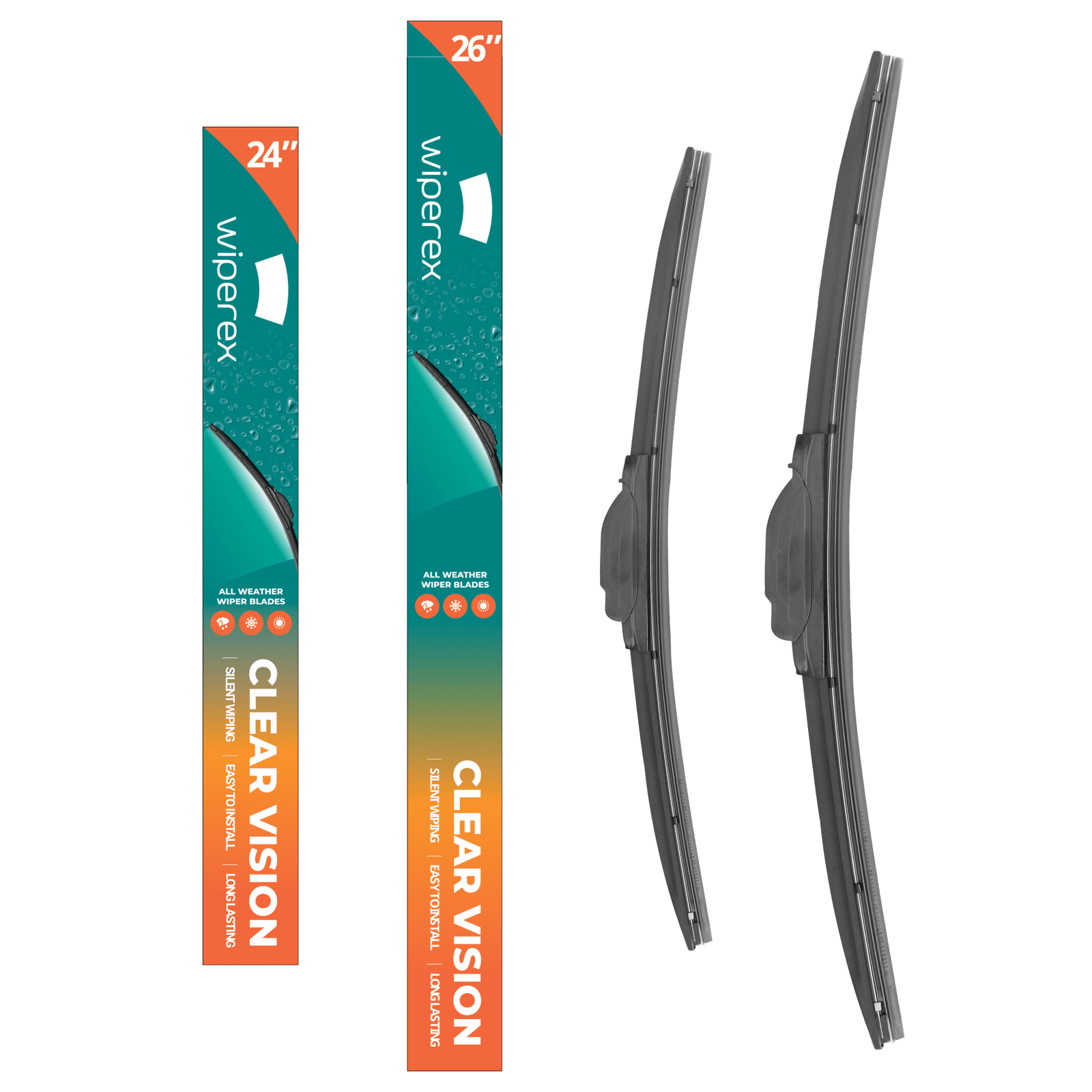 Wiper Blades for ACURA NSX | 2017 2018 | 26" + 24"