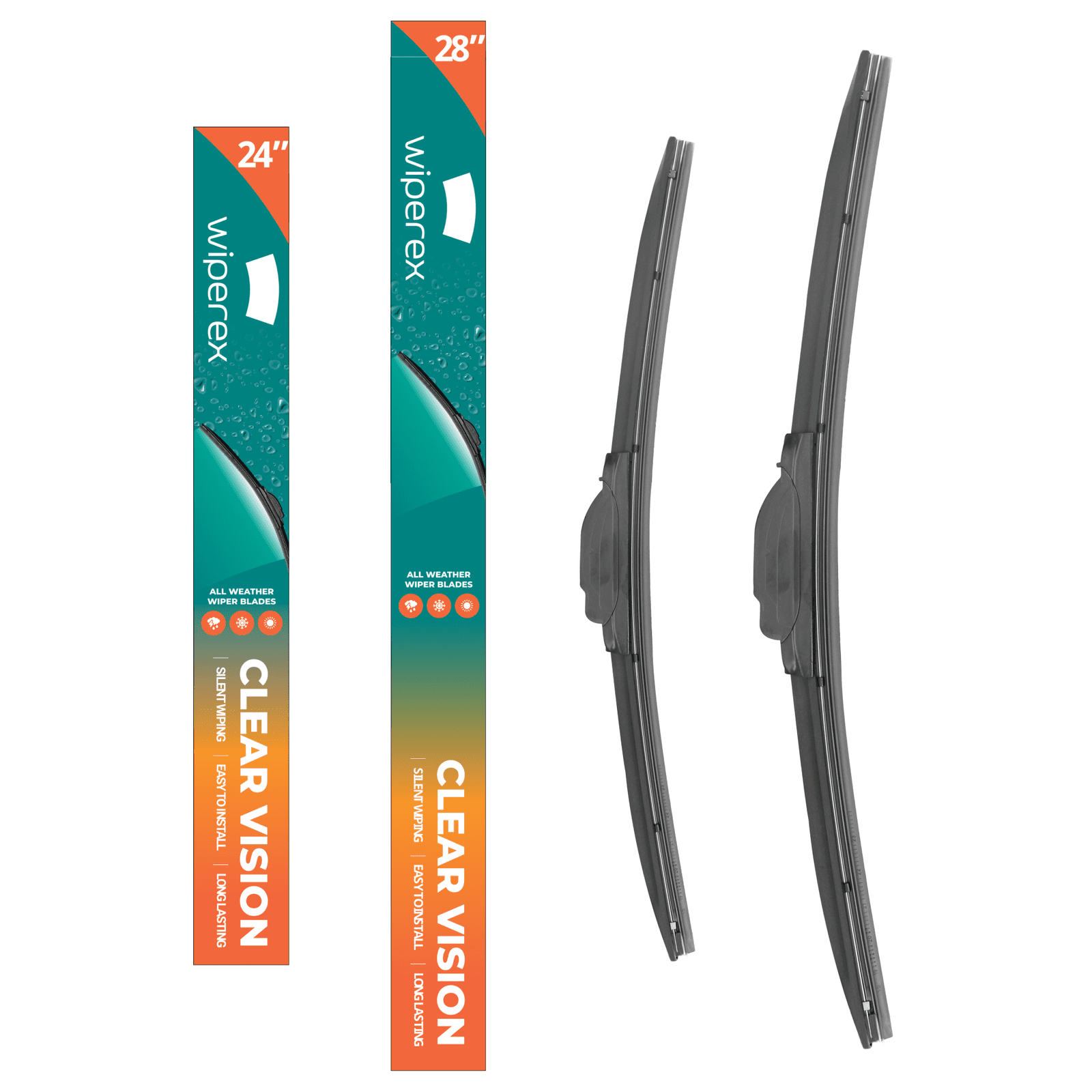 Wiper Blades for Opel AstraFS.W. | 1991 1992 1993 1994 1995 1996 1997 1998 | 28" + 24"